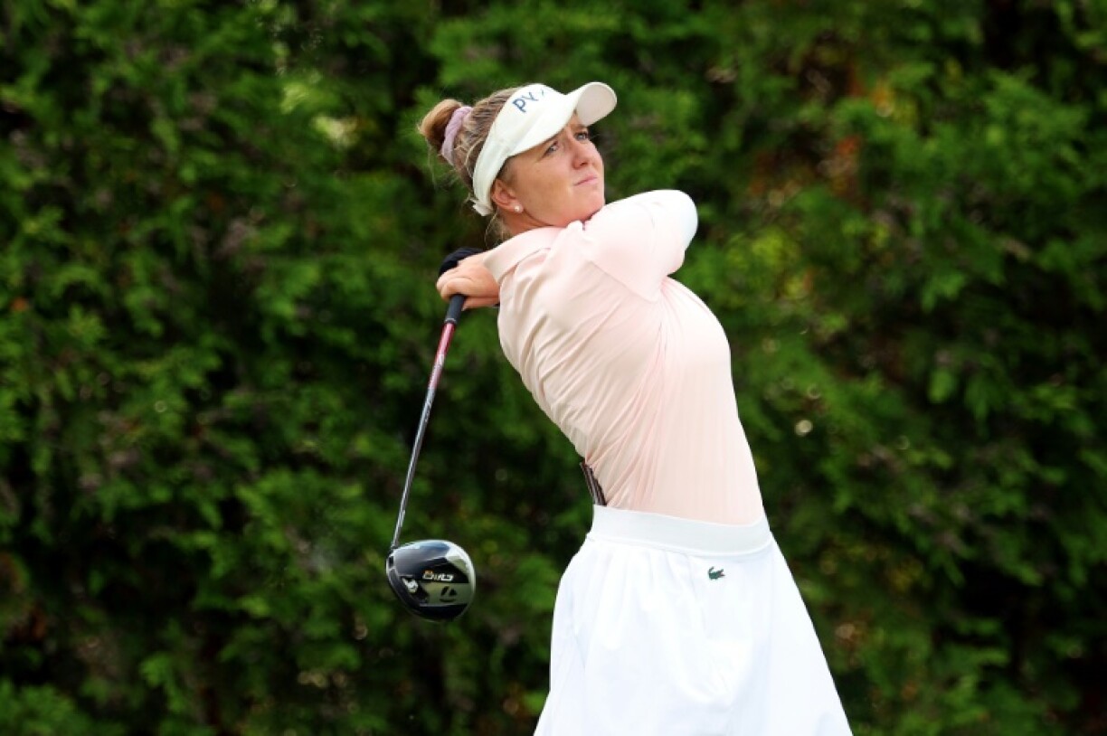 France's Adela Cernousek is the first-round leader at the LPGA Portland Classic