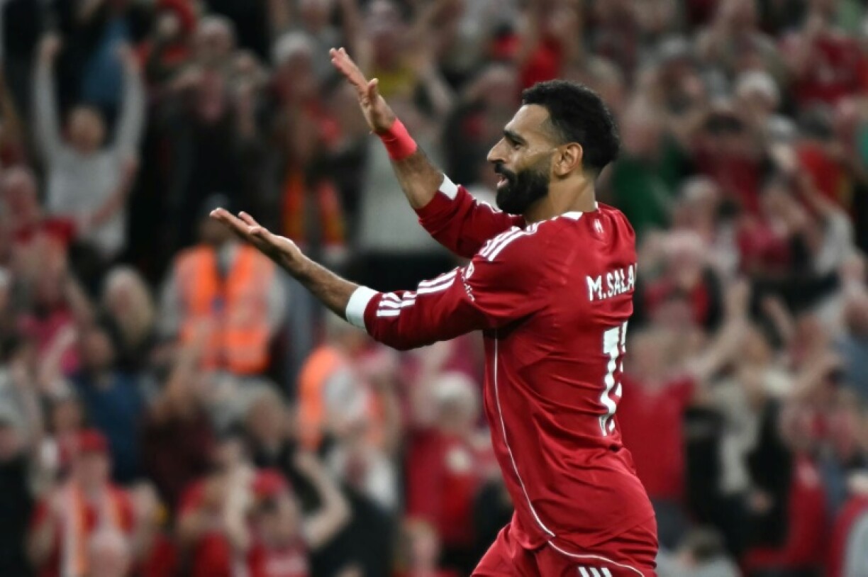 Mohamed Salah buteur pour Liverpool à Anfield le 15 août 2025