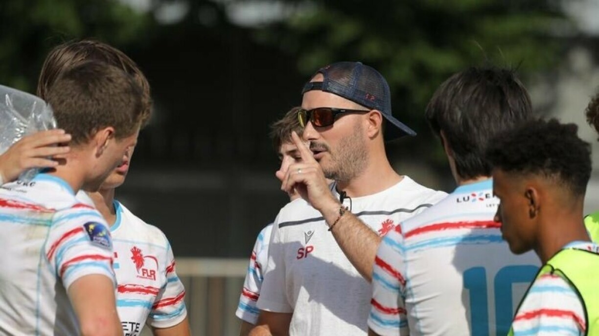 Simon Pionnier a fait partie du staff des U18 luxembourgeois en rugby à VII.