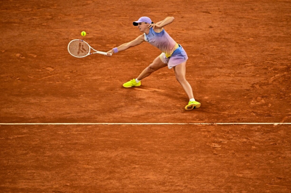 Iga Swiatek was bidding to become the first woman to win four successive French Opens in the Open era