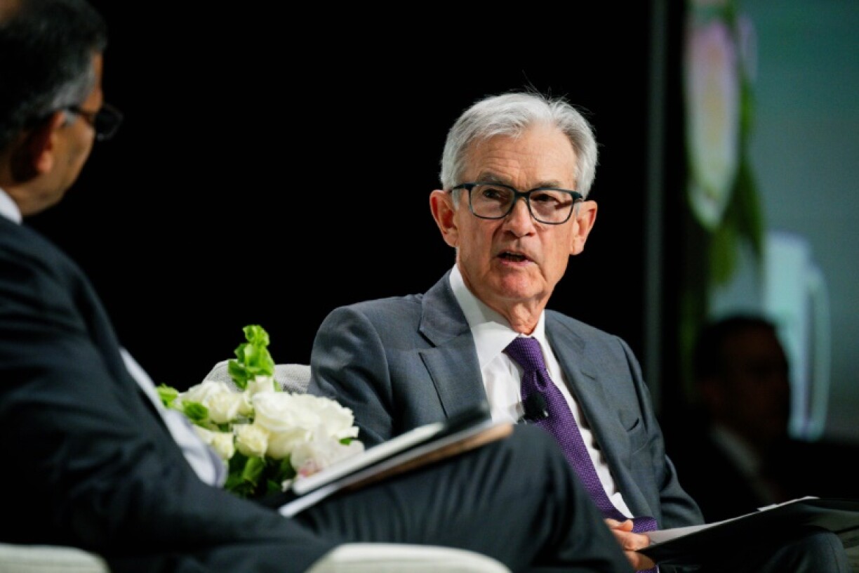 US stocks sank to session lows shortly after Federal Reserve Chair Jerome Powell's remarks in Chicago