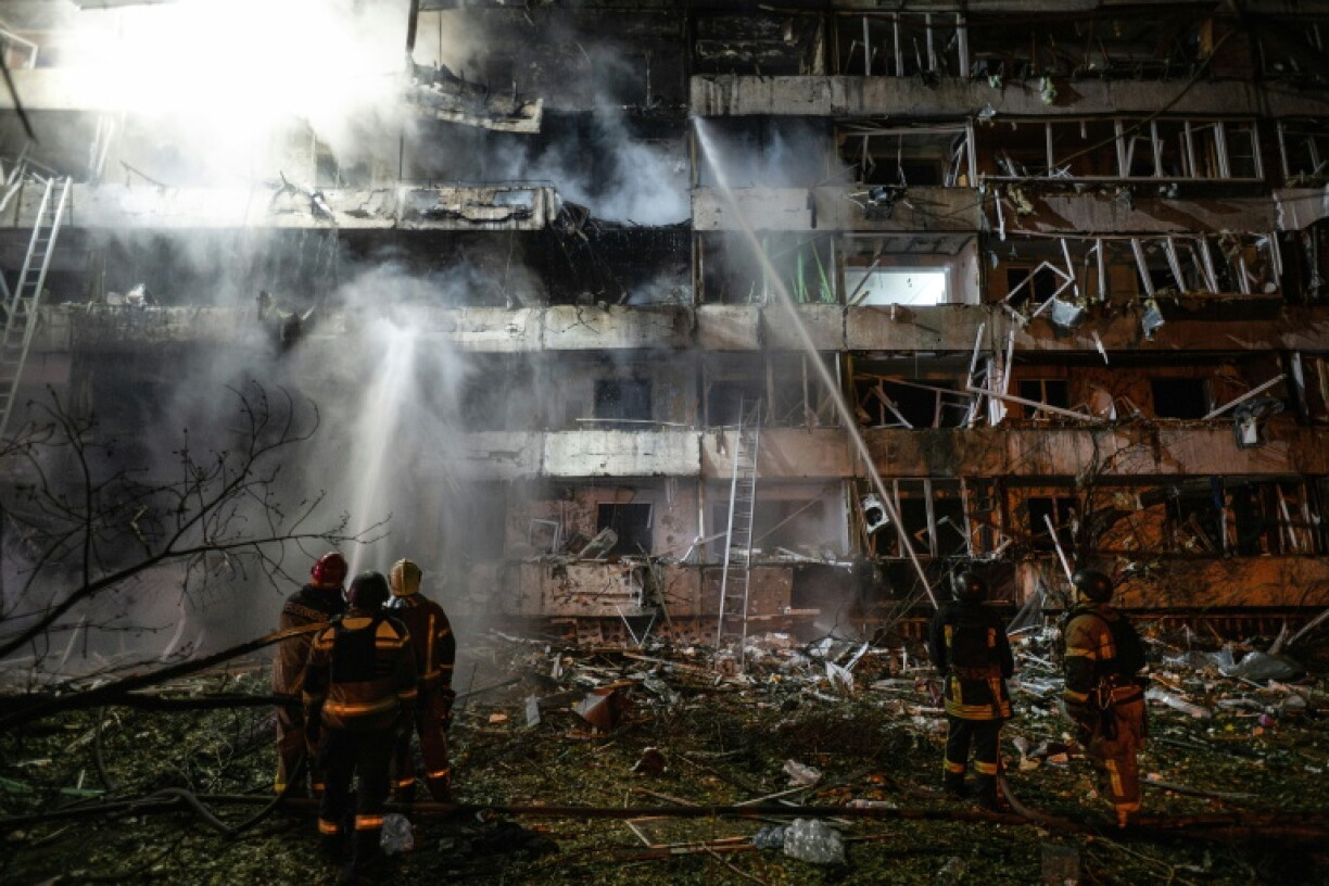 Ukraine's capital, Kyiv, faced another night of heavy bombardment