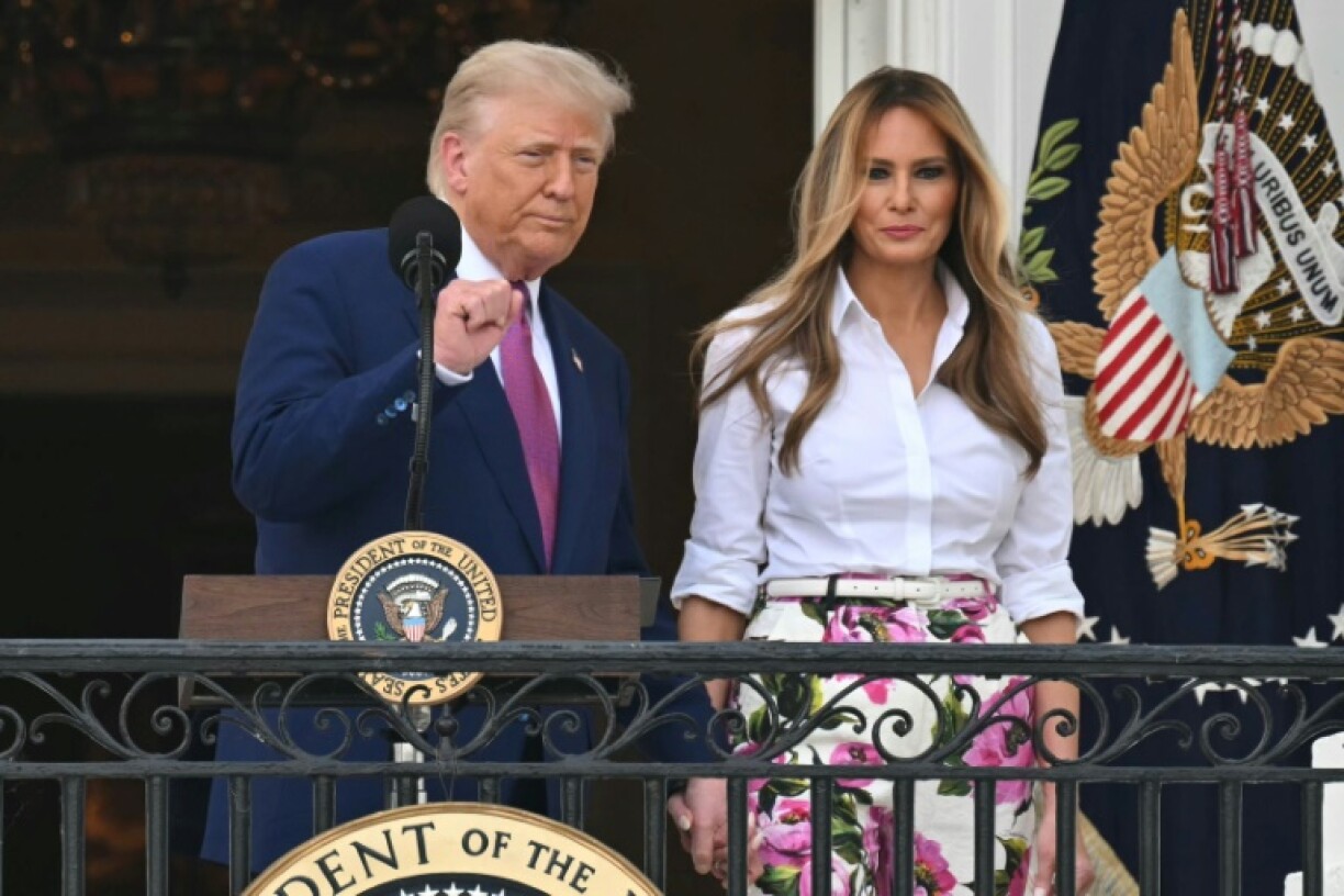 Trump was attending an annual White House picnic with members of Congress when first reports of Israel's strikes on Iran emerged