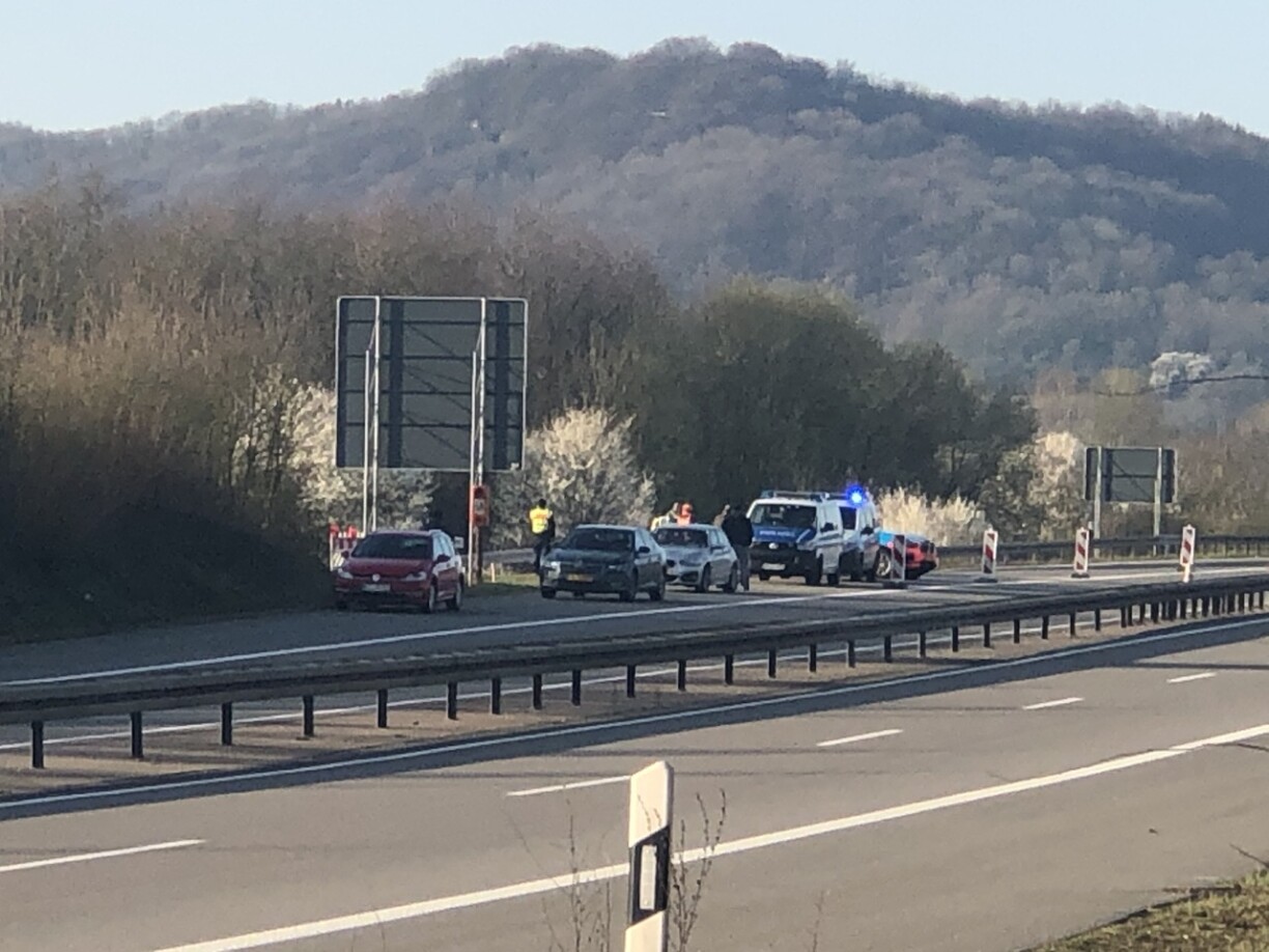 Däitsch Police zu Schengen um Méindeg de Moien