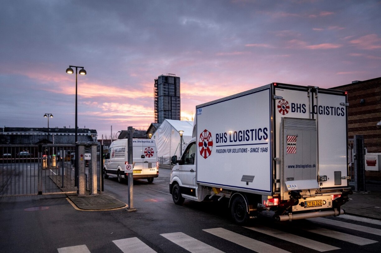 Transport des vaccins au Danemark