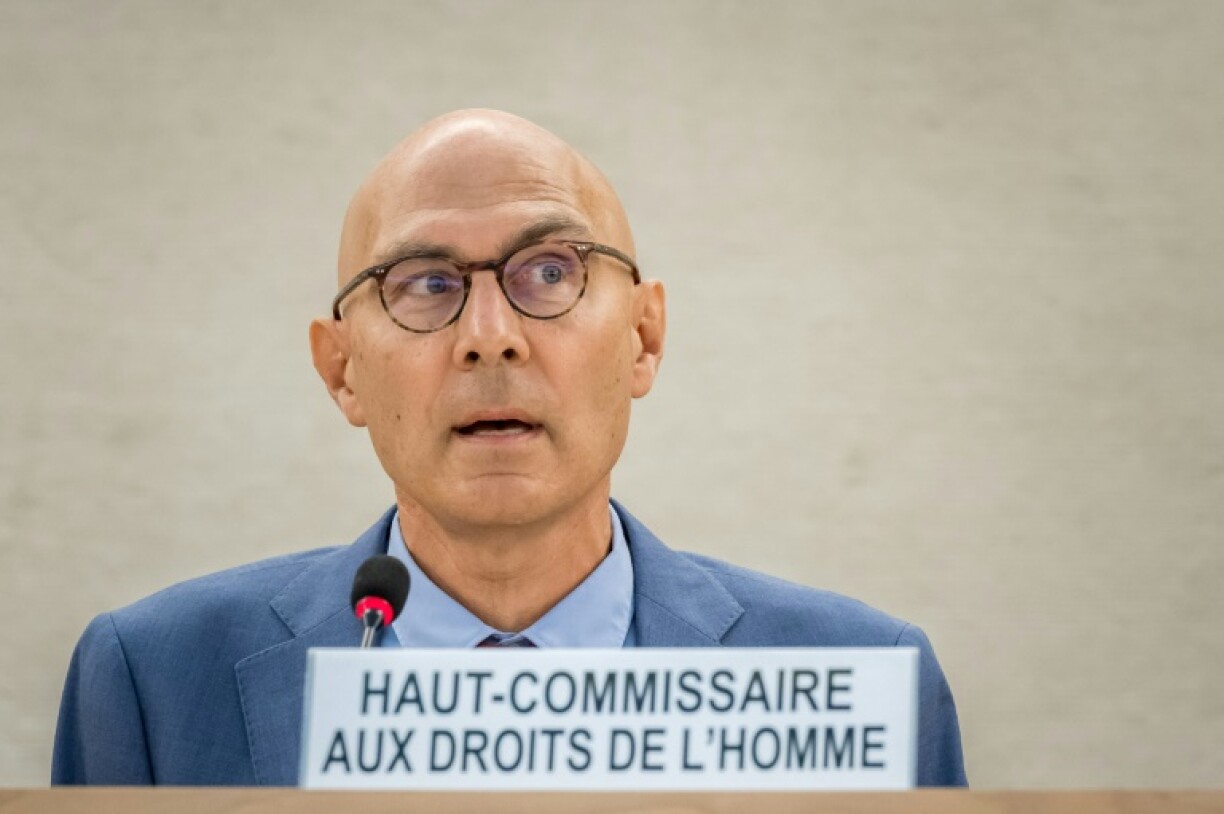 Le Haut-Commissaire de l'ONU aux droits de l'Homme Volker Türk à Genève, le 11 septembre 2023