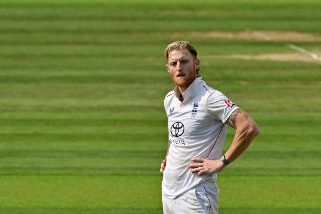 England captain Ben Stokes (R) in the field during the third Test against India at Lord's