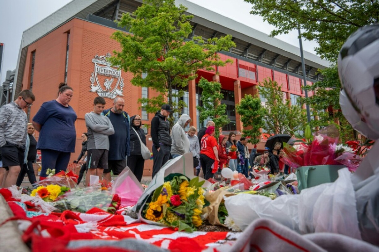 Diogo Jota was a member of the Liverpool squad that won the Premier League in April