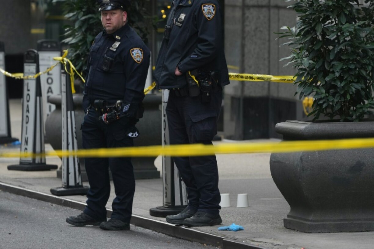 New York police confirmed a shooting with officers swarming around the area around the Hilton hotel