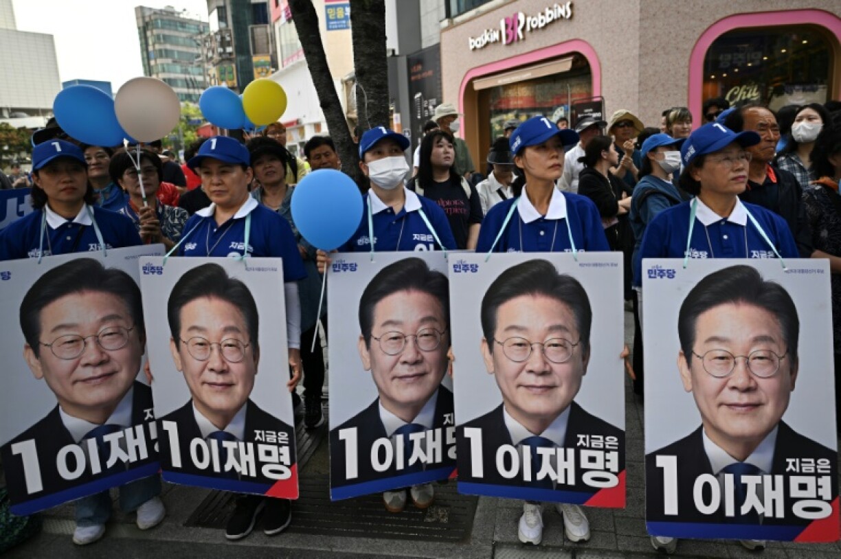 All major polls put liberal Lee Jae-myung well ahead, with the latest Gallup survey showing 49 percent viewed him as the best candidate