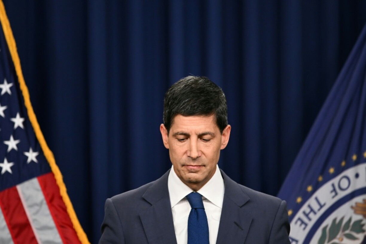 Le président de la Réserve fédérale des Etats-Unis, Kevin Warsh, donne une conférence de presse, le 29 juillet 2026 à Washington