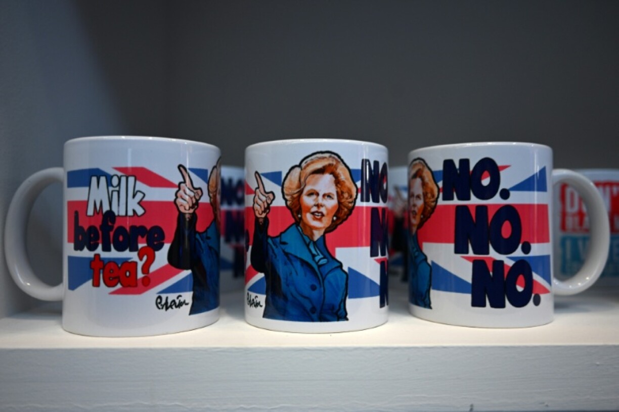 Conservatives are still enamoured with the late Margaret Thatcher, memorabilia of whom can always be bought at the party's conference