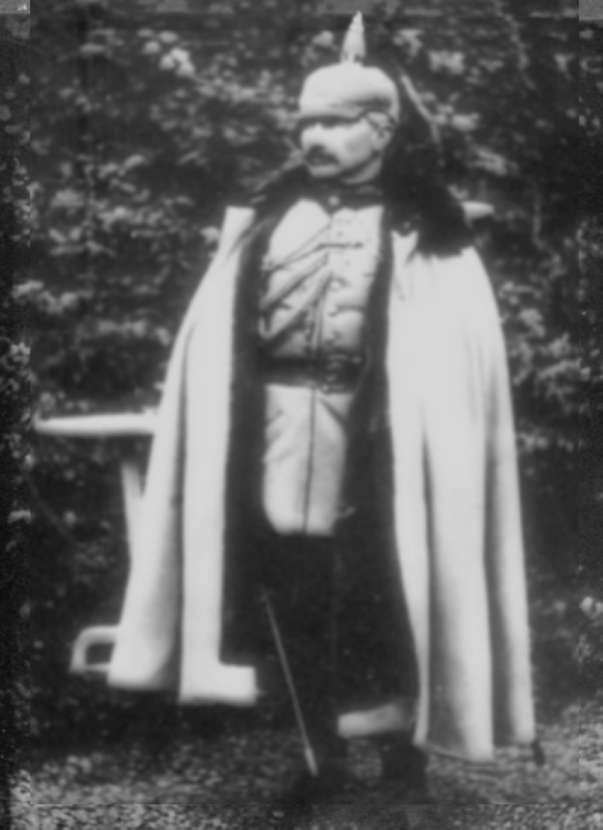 Kaiser Wilhelm II of Germany pictured in Luxembourg in August 1914.