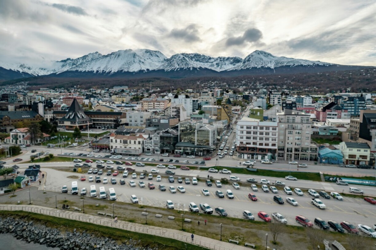 Vue aérienne d’Ushuaia, en Argentine, le 13 mai 2026