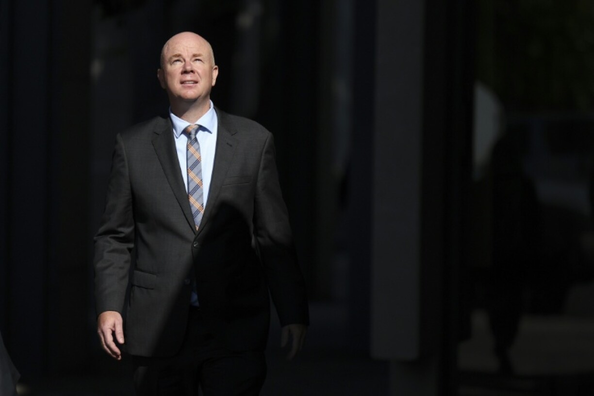 In July 2023, Erin Patterson asked her husband Simon (pictured) to a family lunch at her secluded rural Victorian home, but he turned down the invitation