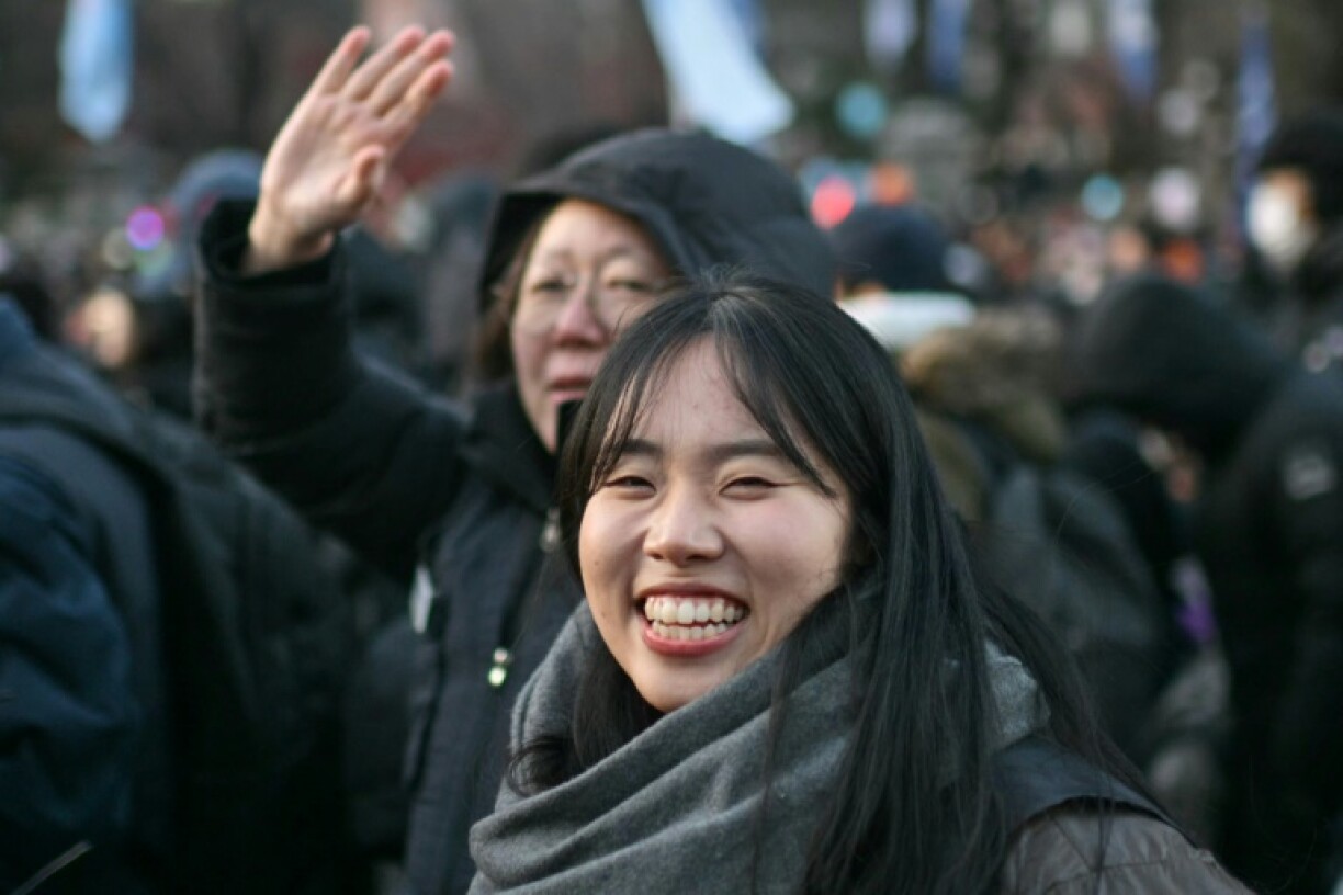 Police said at least 200,000 had gathered outside parliament in Seoul to call for Yoon's removal
