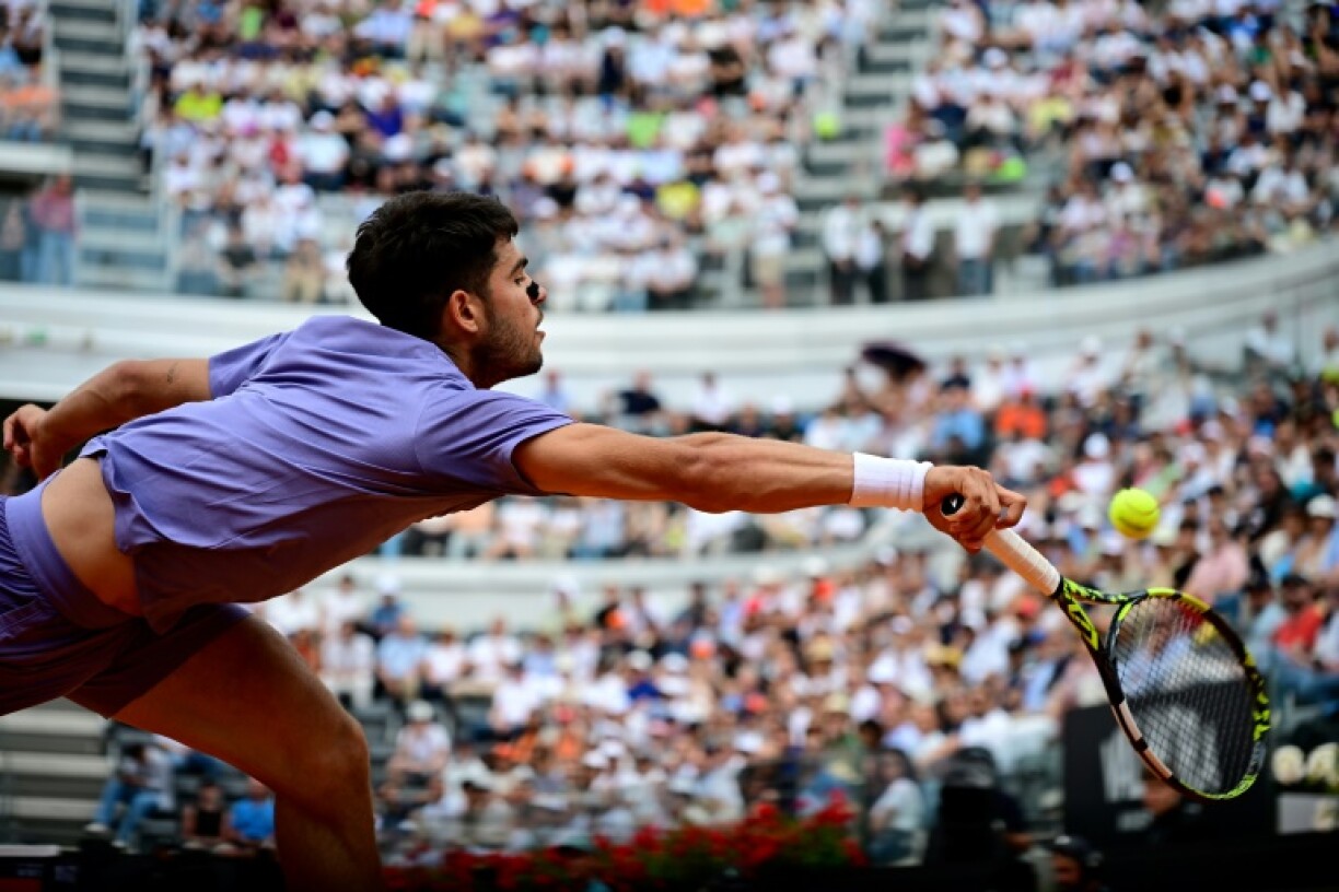 Carlos Alcaraz is bidding to win his first Italian Open title this week