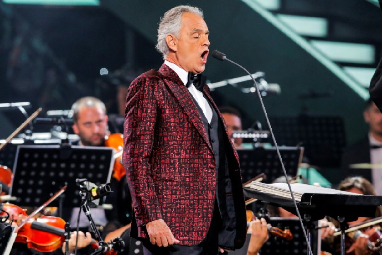 Italian tenor Andrea Bocelli
