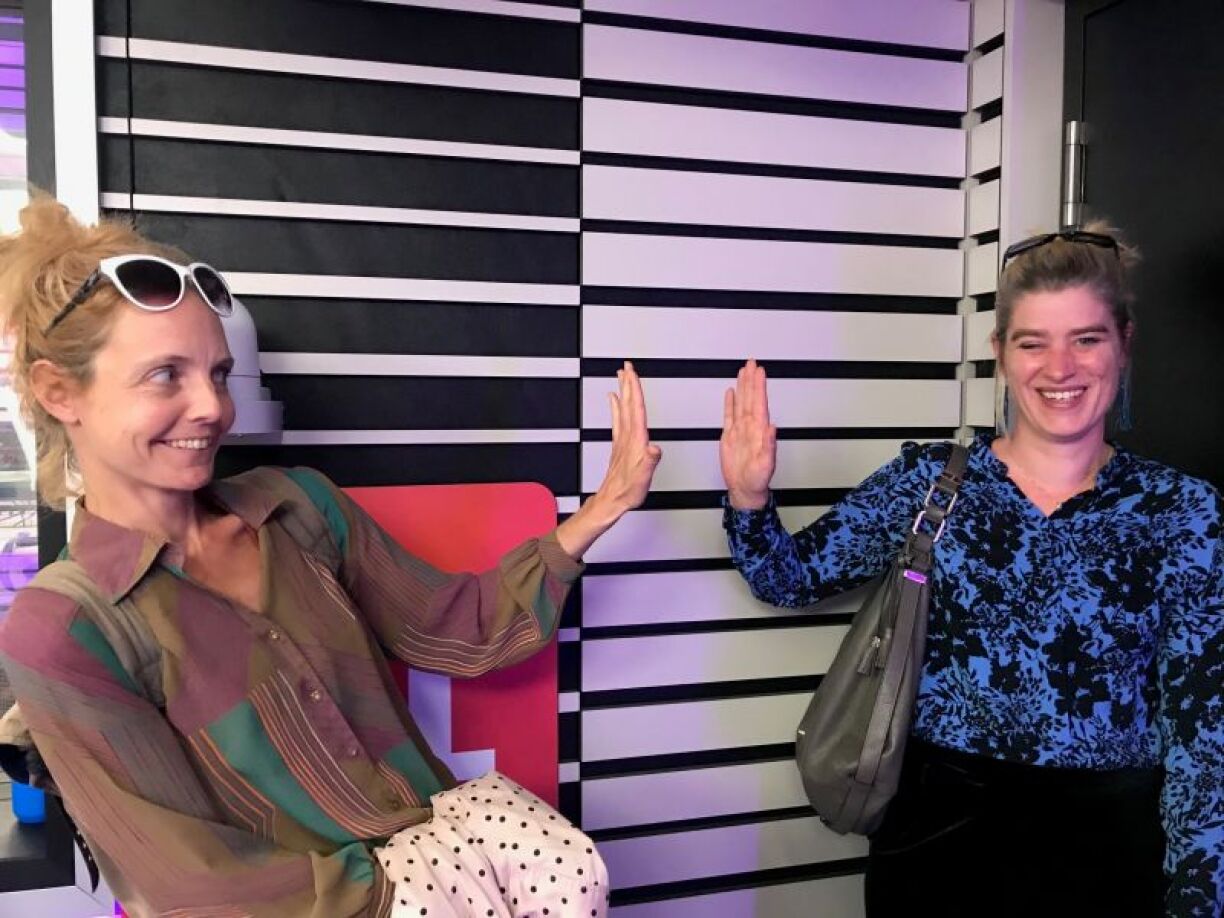 Lancement vu KUK: Interview mam Anne Simon a Milla Trausch