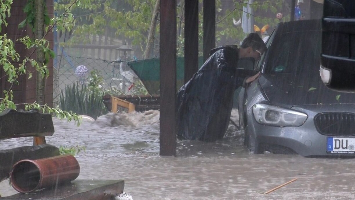 Une photo qui circule sur les réseaux sociaux en Allemagne depuis mardi matin.