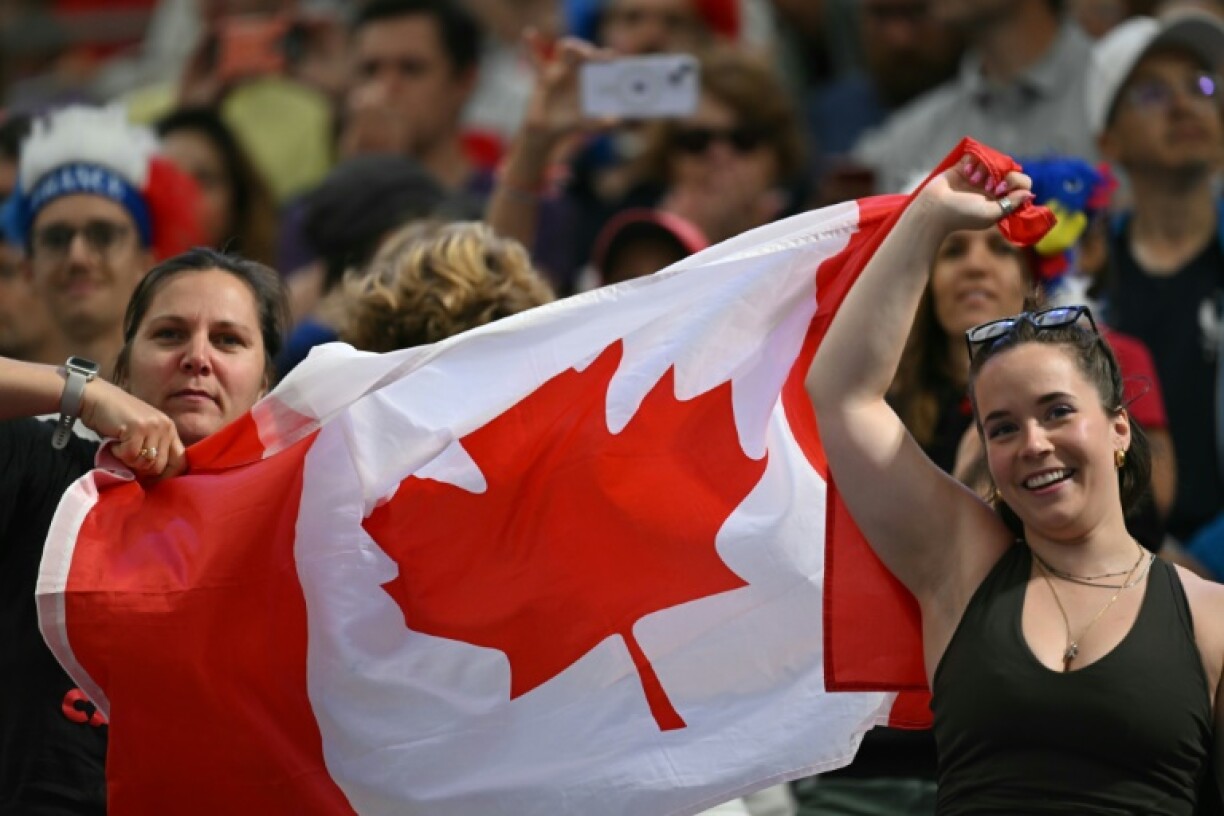 Canadian fans at the Paris Olympics -- A new poll found 90 percent of citizens reject the idea of linking up with the United States