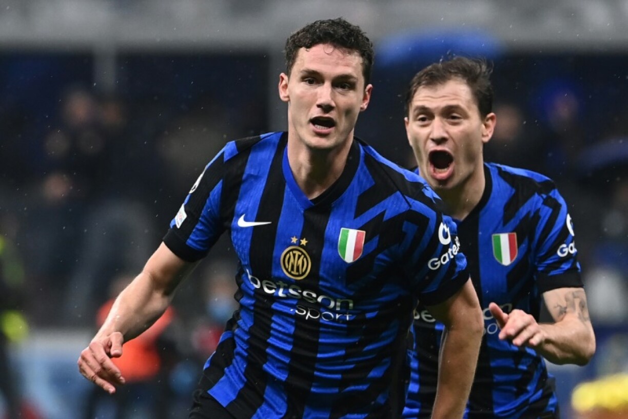 Benjamin Pavard scored Inter's second goal of the night as they saw off Bayern