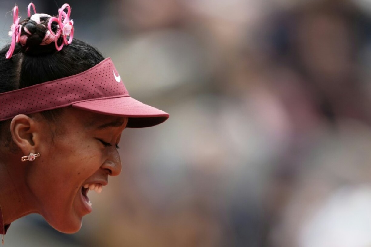 Japan's Naomi Osaka is getting comfortable on Wimbledon's grass