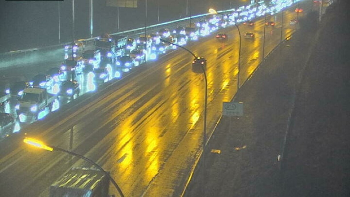 L'autoroute A4 ce jeudi matin.