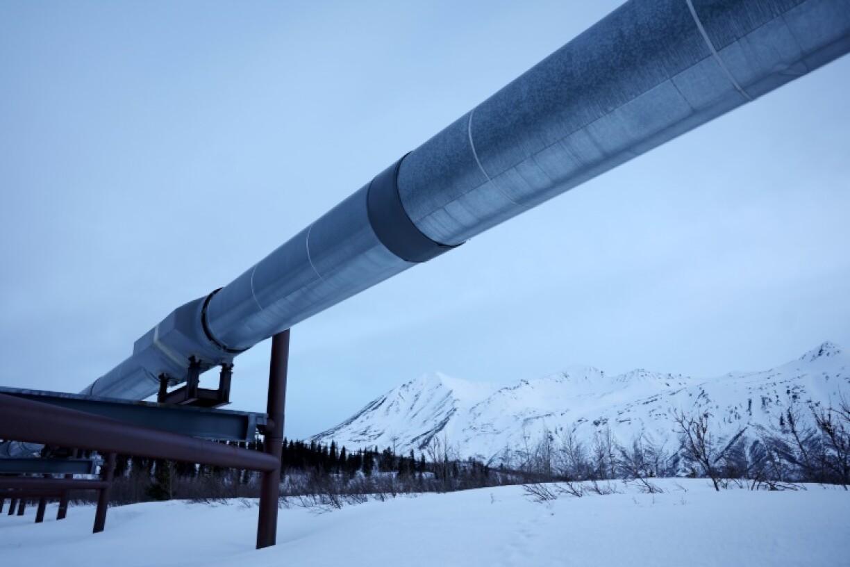 The Trans Alaska Pipeline near Delta Junction, Alaska. The EU has promised to buy more US fossil fuels to secure a trade deal with President Donald Trump