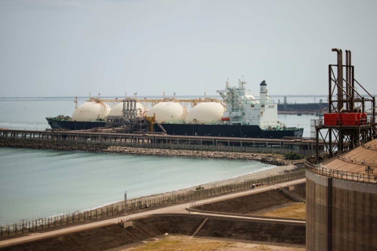 Liquefied natural gas being delivered at the Fos-sur-Mer terminal in southern France, in June 2023