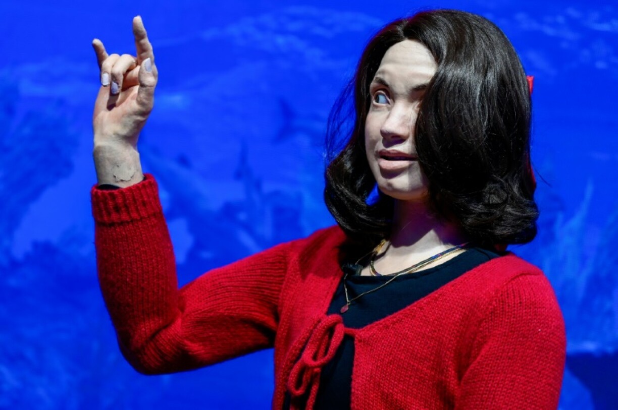 Robot Amira can be hooked up to any generative AI