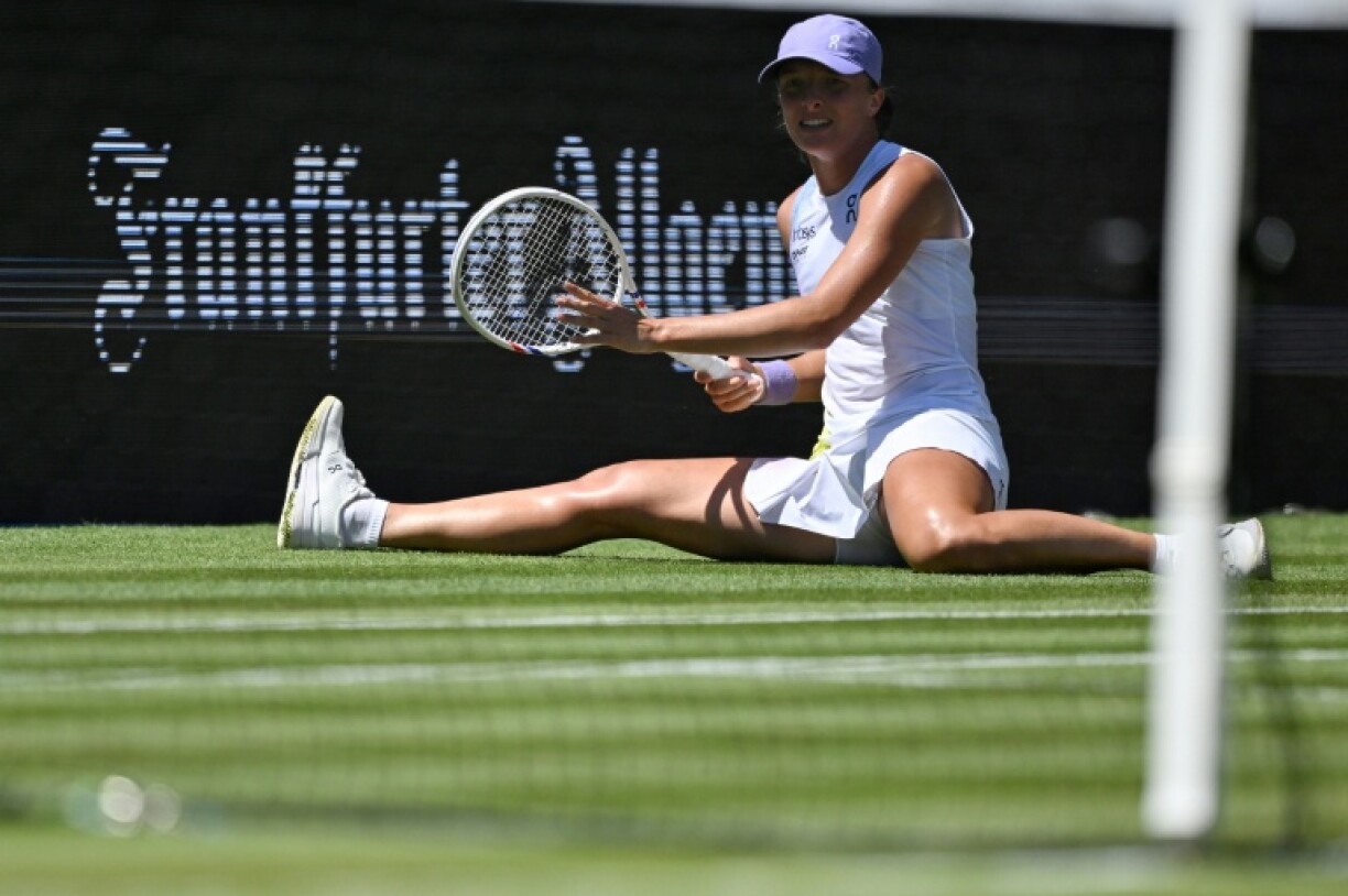 Iga Swiatek is hoping to put her grass court struggles behind her at Wimbledon