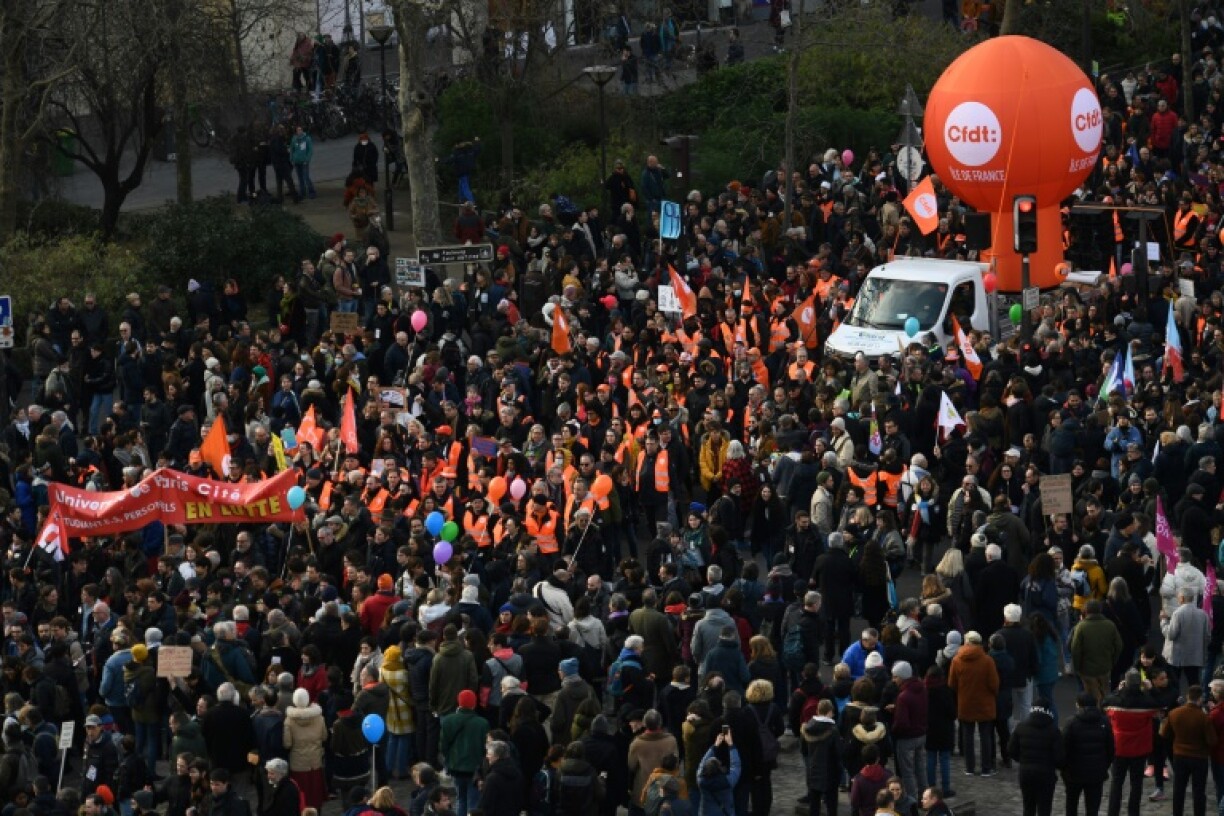 Manifestation contre la réforme des retraites, le 11 février 2023 à Paris
