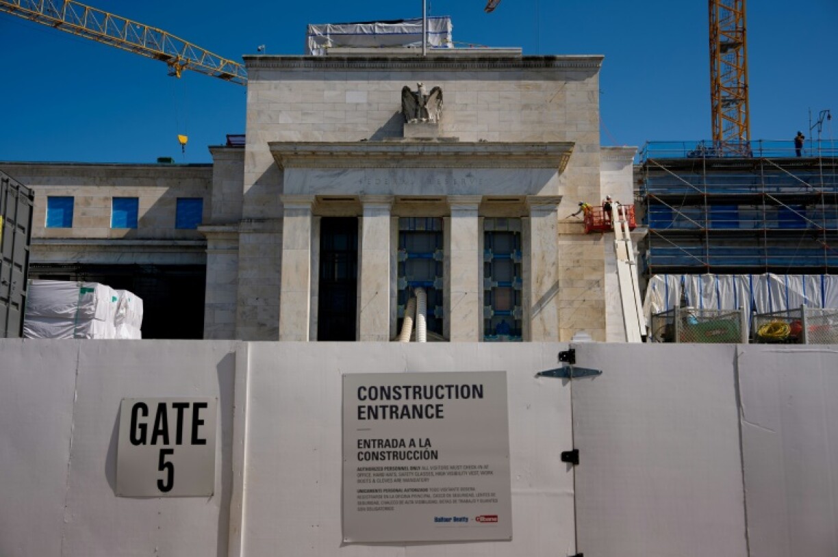 A $2.5 billion renovation is underway at the Marriner S. Eccles Federal Reserve Board Building and the 1951 Constitution Avenue Building
