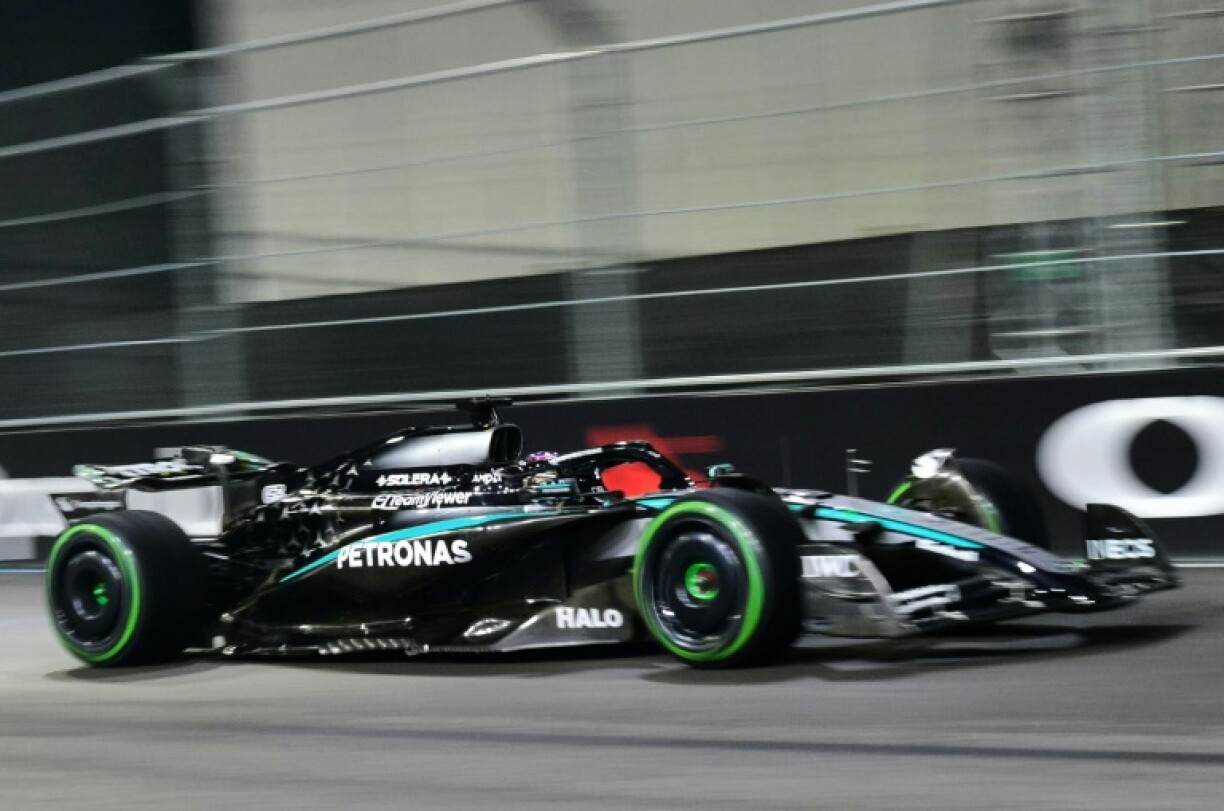 Mercedes' British driver George Russell was quickest in the final practice before qualifying for the Las Vegas Grand Prix