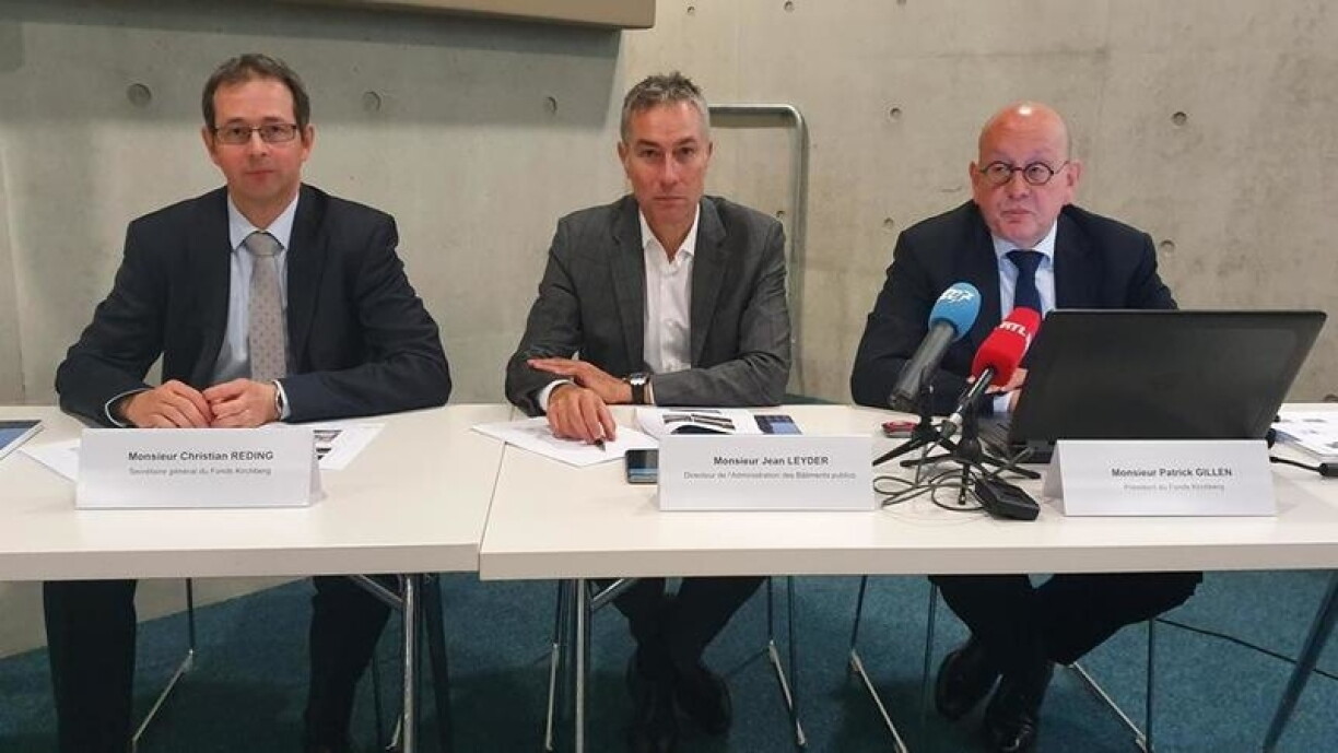D'Pressekonferenz vum Fonds de Kierchberg