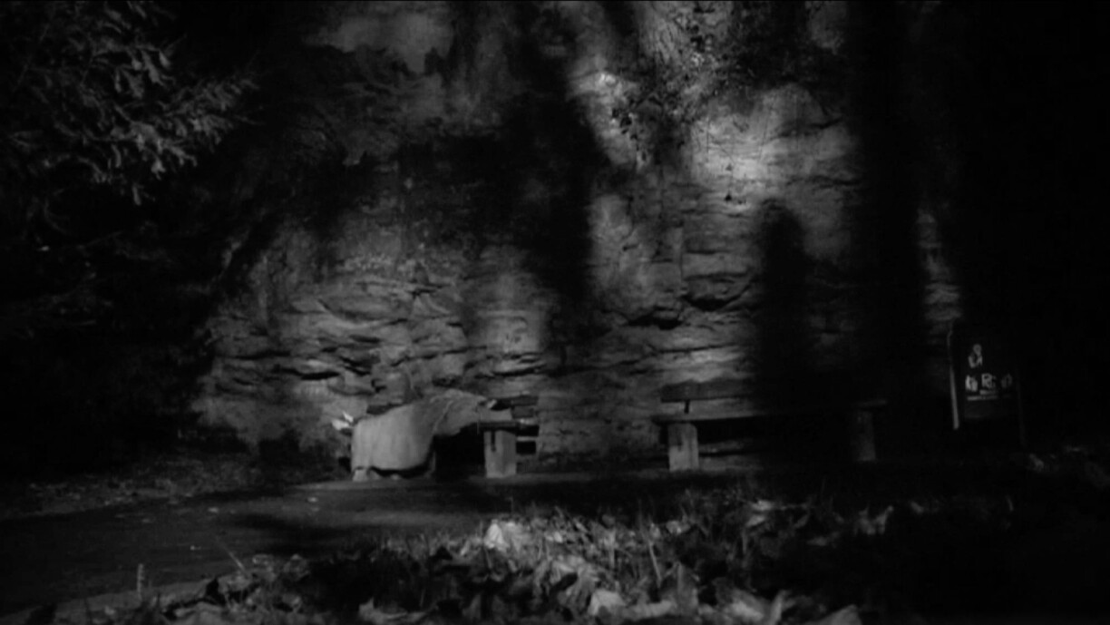 A reconstruction of the crime scene.