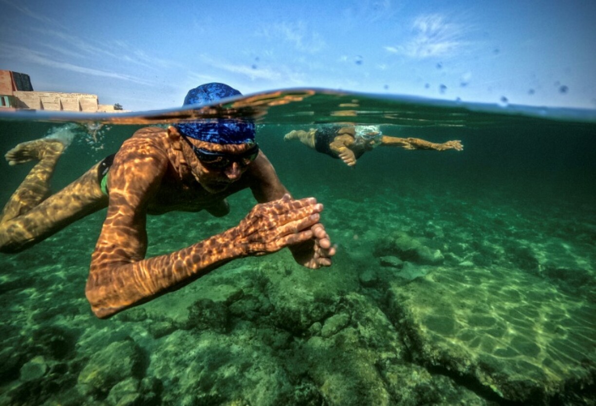 Fernando Paneque, 84, is a regular at Havana's Juventud Acumulada (Forever Young) swimming club