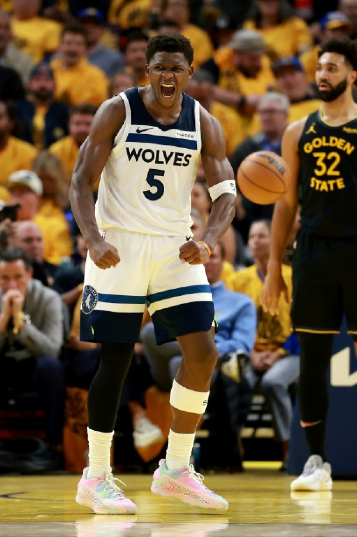 Anthony Edwards led a third quarter rally to help the Minnesota Timberwolves edge closer to a series win over the Golden State Warriors