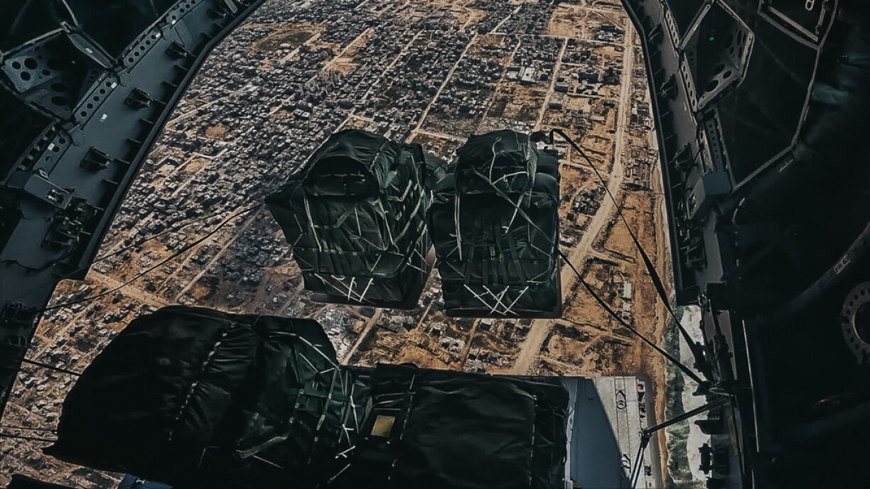 A pilot from the Luxembourgish army was already deployed over Gaza back in March 2024.