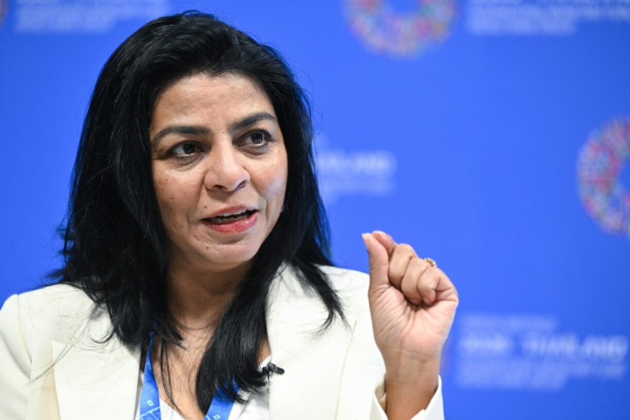 Era Dabla-Norris, Deputy Director of the Fiscal Affairs Department at the International Monetary Fund (IMF) on the opening day of the 2026 Annual Meetings of the International Monetary Fund (IMF) and the World Bank Group (WBG) in Bangkok on October 12, 2026