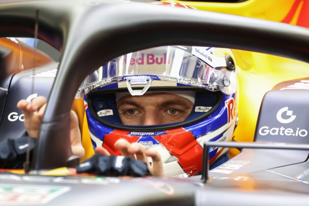Red Bull's Max Verstappen was left struggling in McLaren's wake