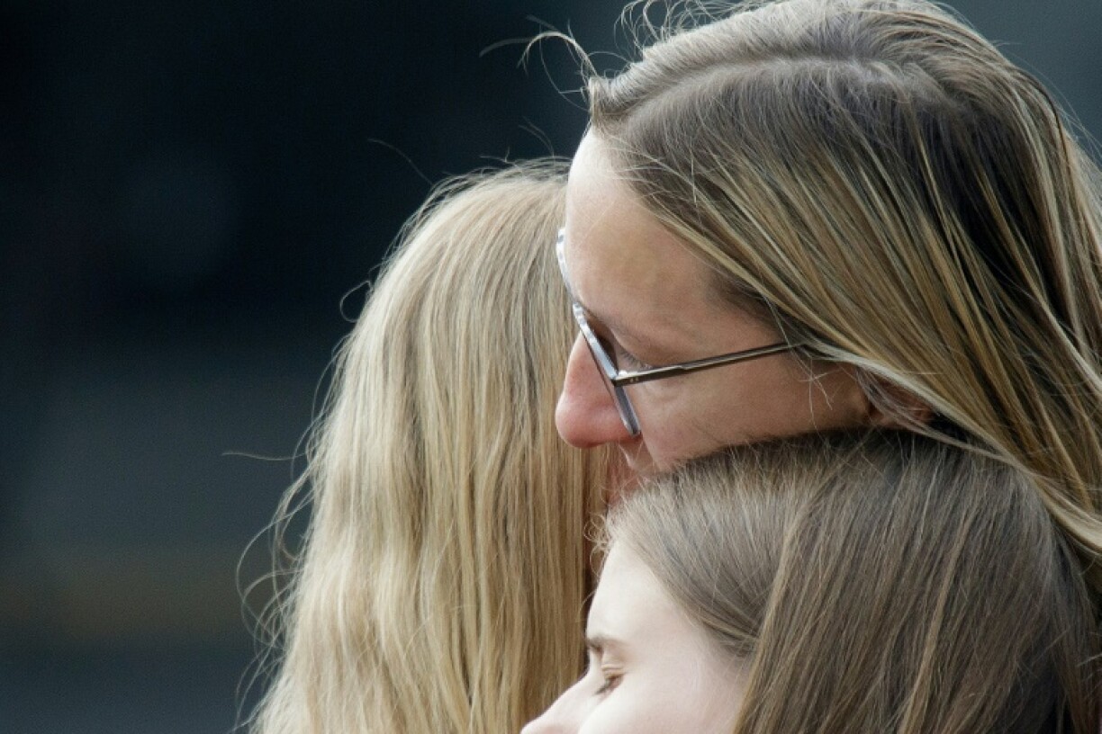 Residents of Graz paid their respects during a minute's silence