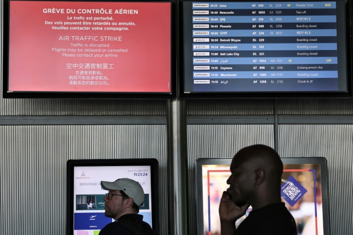 Passengers looked anxiouisly at departure boards