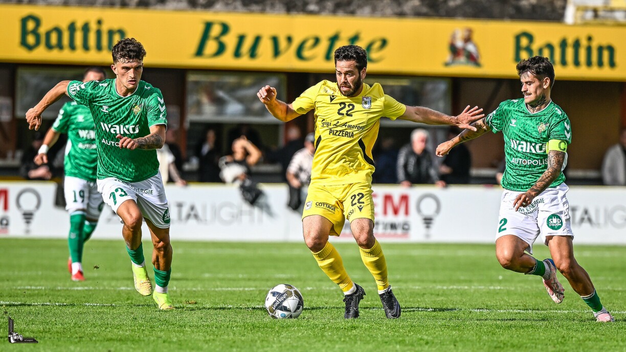 Charles Morren, ici en action contre Niederkorn, s’attaque à Differdange avec ses camarades de Dudelange. Un test XXL.