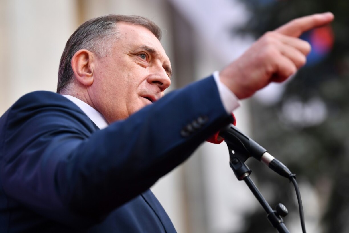 Bosnian Serb leader Milorad Dodik said his Serb statelet had the means to defend itself