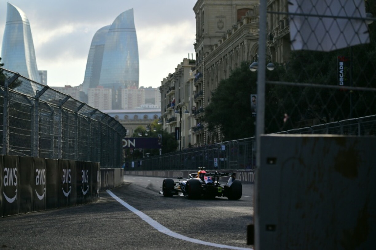 Max Verstappen lagging in qualifying in Baku