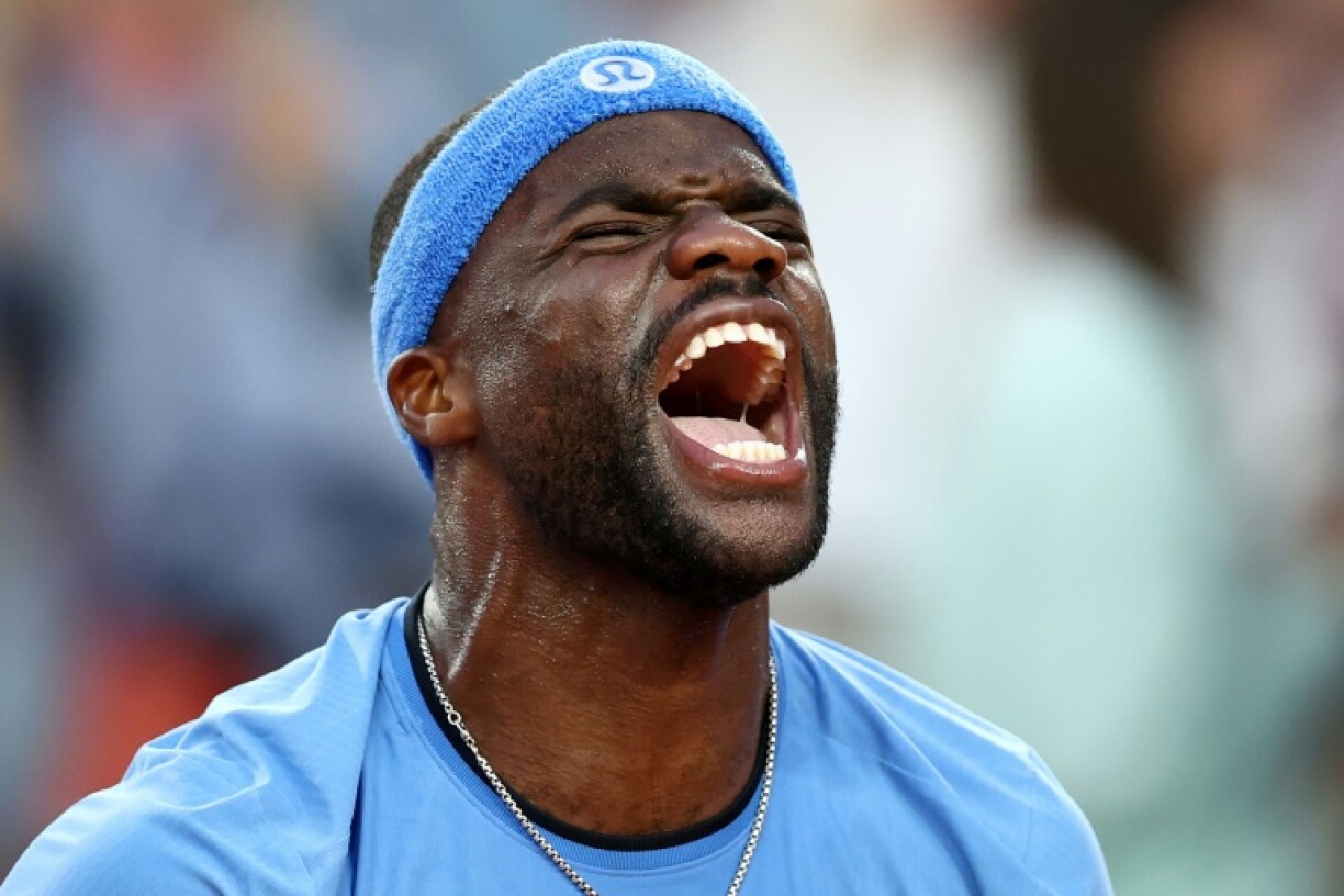 Frances Tiafoe reached his fifth Grand Slam quarter-final but his first not on hard courts