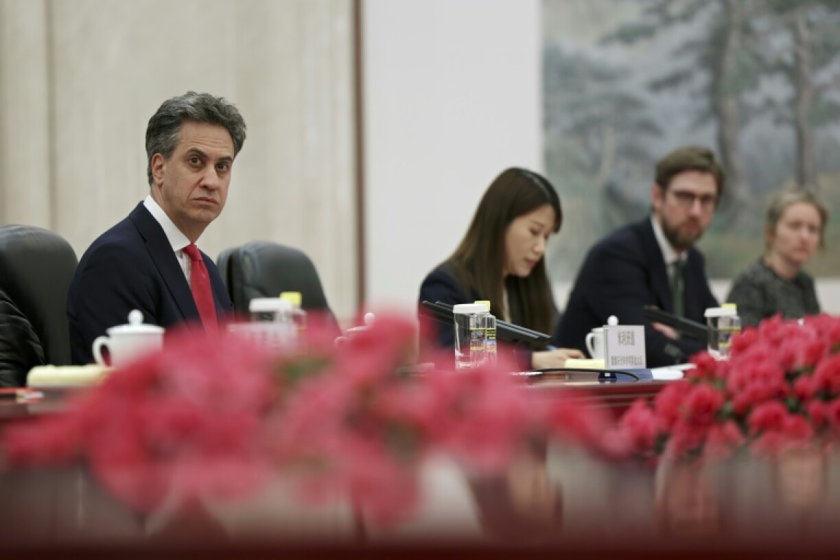 Miliband is the third minister in Starmer's cabinet to visit China