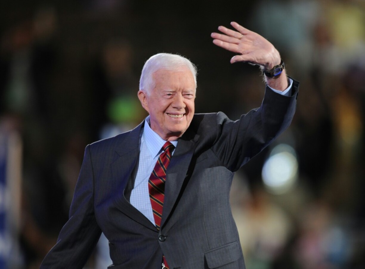 Jimmy Carter -- seen at the Democratic National Convention in 2008 -- served one term from 1977 to 1981 as US president